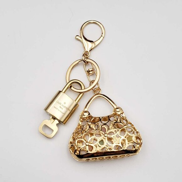 Authentic Louis Vuitton Lock & Key with unbranded Bagcharm, Keycharm, Keychain